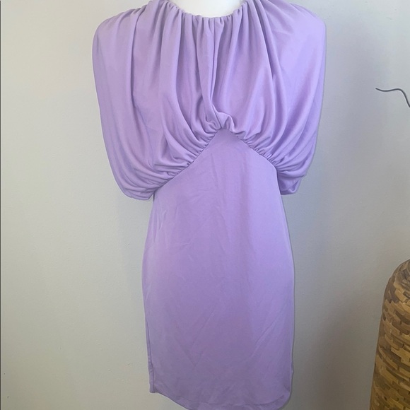 Retail $398 NWT RONNY KOBO Kelly Mini Dress In Purple Lavender Dress - Picture 6 of 7
